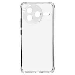 Прозрачный чехол для Xiaomi Poco F7 Pro с защитой камеры и усиленными бортами, тонкий, силиконовый, бесцветный, ударостойкий, противоударный бампер c закрытой камерой, ArmorStandart (ARM80344)