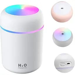 Зволожувач повітря H2O Humidifier Colorful ультразвуковий dark grey (DQ-107) - мініатюра 4