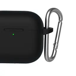 Чохол Blueo Liquid Silicone Case + Carbine для Apple AirPods 3 Black [64692] - мініатюра 3