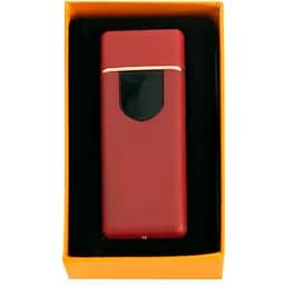 Электрозажигалка USB ZGP ABS Красная сенсорная зажигалка электрическая спиральная