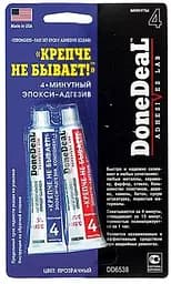 Епокси-адгезив Donedeal "Міцніше не буває" 4-хвилинний сталевий DD6540 2 * 21,3г