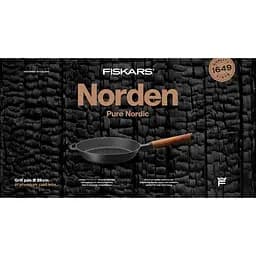 Сковорода-гриль Fiskars Norden чавунна 26 см (1026570) - мініатюра 8