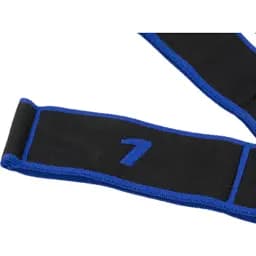 Резинка для фітнесу з петлями Gymtek Queenfit 86,5 х 4см чорно-блакитна - мініатюра 2