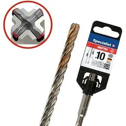 Бур Specialist+ Quattro Sds-plus 10/200 x 260 мм (19/3-10200)