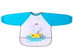 Нагрудник BabyOno з довгим рукавом, синій (837)