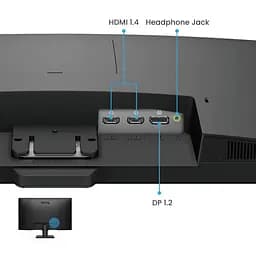 Монітор TFT 27" BenQ GW2790, IPS, 100Hz, 2xHDMI, DP, колонки, чорний (9H.LLTLJ.LBE) - мініатюра 2