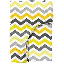 Простынь Cosas на резинке в детскую кроватку 60х120 yellow zigzag, желтый (ZigYellow_120)