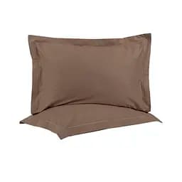 Наволочки сатин Lotus Home - Dakota Modern кофе 50x70+5 (2 шт)