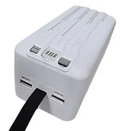 Універсальна мобільна батарея - зовнішній акумулятор Aspor A319W 50000 mAh 22.5 Вт білий - мініатюра 3
