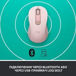 Мишка Logitech Signature M650 L Wireless Rose (910-006237) - мініатюра 5