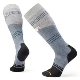 Носки мужские Smartwool Snowboard Full Cushion Mountain Geo Pattern OTC 46-49 Сірий-Блакитний