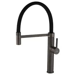 Змішувач для кухні Mixxus Premium Oliwer 017 із силіконовим виливом graphite MI6967 Графит