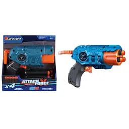 Игрушечный детский пистолет механический с барабаном и мягкими патронами (4 шт.)(15 х 11см)