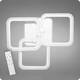 Люстра светодиодная 517 Light 3color с пультом 96Вт Белый (01841)