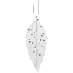 Украшение декоративное House of Seasons Белый лист 6 шт. (8718861667011)