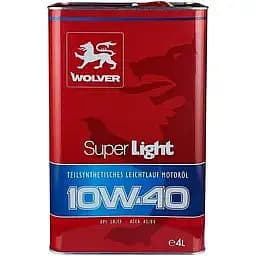 Олива моторна Wolver Super Light 10W-40 API SN/CF 4 л (964)