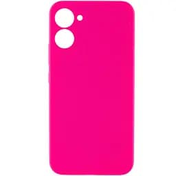 Чохол Silicone Cover Lakshmi Full Camera (AAA) для Realme C33 Рожевий / Barbie pink