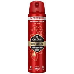 Аерозольний дезодорант Old Spice Epic Legend Scent of bourbon vanilla 150 мл