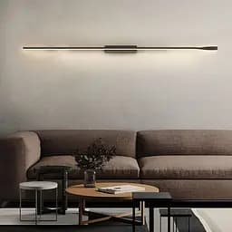 Настінний світильник WAND у чорному корпусі 100 см Line F Арт. WSG25/1000 BK