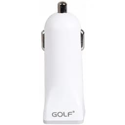 Автомобільний зарядний пристрій GOLF GF-C1 Car charger + Micro cable 1USB 1A White - мініатюра 2
