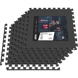 Мат-пазл Hop-Sport EVA HS-A010PM 1 см 6 частей черный