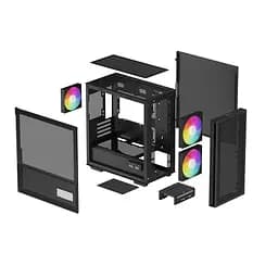 Корпус DeepCool CH360 Digital Black без БЖ (R-CH360-BKAPE3D-G-1) - мініатюра 3