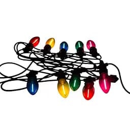 Светодиодная новогодняя гирлянда Devilon с одной нитью LED 10 л разноцветная (930011)