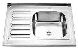 Мийка кухонна Kraft 8060R-D Decor прямокутна 800х600х180 мм 0,8 мм 30412