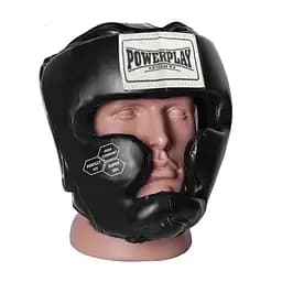 Боксерський тренувальний шолом Power Play 3043, Black тренувальний - XS