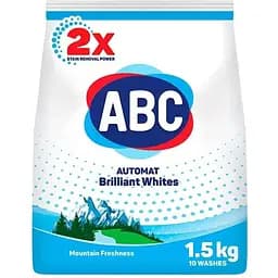 Стиральный порошок АВС Горная свежесть для белых вещей автомат 1.5 кг
