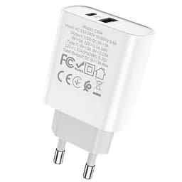 МЗП Hoco C80A Plus Rapido PD20W+QC3.0 (1USB-A/1C) White - мініатюра 4