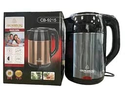 Електрочайник Crownberg CB-9215 2200Вт 2л  Чорний/Сірий
