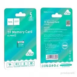 Карта пам'яті Hoco TF 256GB SDXC Class10 U3 USB3.0 High-Speed ​​Lake синій - мініатюра 2