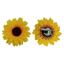 Брошка-заколка Подсолнух