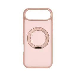 Противоударный чехол-панель для Apple iPhone 17 Air, Unit Stand2, розовый, силикон + поликарбонат, защита всего корпуса, с подставкой, поддержка магнитных держателей и беспроводной зарядки (MagSafe), ArmorStandart (ARM86342)