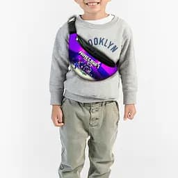 Сумка-бананка детская майнкрафт "Minecraft" с принтом ,32х15см,сумка для мальчика  через плечо (00145)