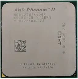 Процессор AMD Phenom II x4 840T 2.9-3.2 Ghz AM3, 95W Б/У