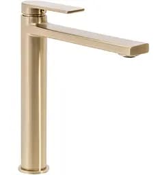 Смеситель для умывальника Rea Verso высокий brushed gold REA-B6564 Золотой