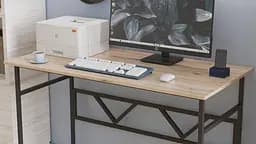 Комп'ютерний стіл Ferrum-decor Райан 75x140x60 чорний ДСП Дуб Сан-Марино 16мм (FRD-103694) - мініатюра 7