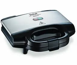 Сендвічмейкер Tefal Ultracompact 700Вт 1 пластина-гриль корпус-пластик чорно-сріблястий (SM157236)
