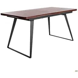 Раскладной стол Art Metal Furniture Rochester черный/шпон орех антик (545852)