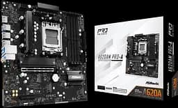 Материнська плата ASRock A620AM Pro-A Socket AM5 (A620AM PRO-A) - мініатюра 3