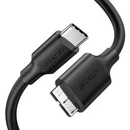 Кабель Ugreen US312 USB-C to Micro B Cable M/M 1 м чорний (20103)