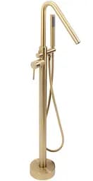 Смеситель для ванны Rea Aras brushed gold напольный REA-B2719 Золотой