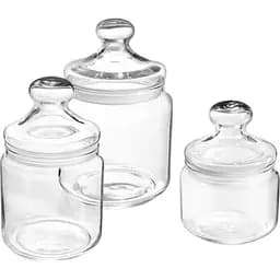 Набір банок Luminarc Club The Cute 3 шт. (0.5, 0.75, 1 л)