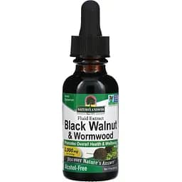 Черный орех и полынь Nature's Answer Black Walnut&Wormwood 2000 мг 30 мл
