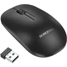 Бездротова миша Borofone BG14 Planet 2.4 ГГц + чорна Bluetooth - мініатюра 6