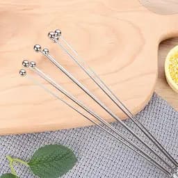 Вінчик кульковий з нержавіючої сталі 26 см, Kitchen Master Сріблястий 87353 - мініатюра 9