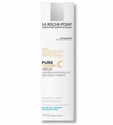 Уцінка. Антивіковий догляд комплексної дії La Roche-Posay Redermic С для чутливої шкіри навколо очей 15 мл  - мініатюра 3