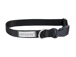 Нашийник для собак Amiplay Samba S 20-35 * 1,5 см - чорний